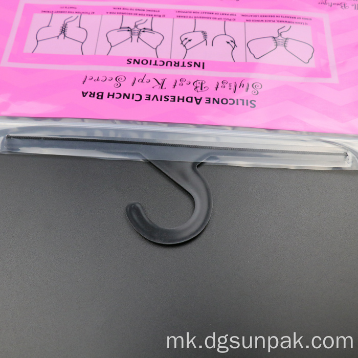 Торба за кука за пакување облека за пакување облека за печатење на маичка